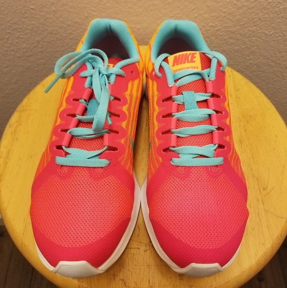 NIKE Downshifter 8 Fade GS Solar Red - Picture 6 of 8